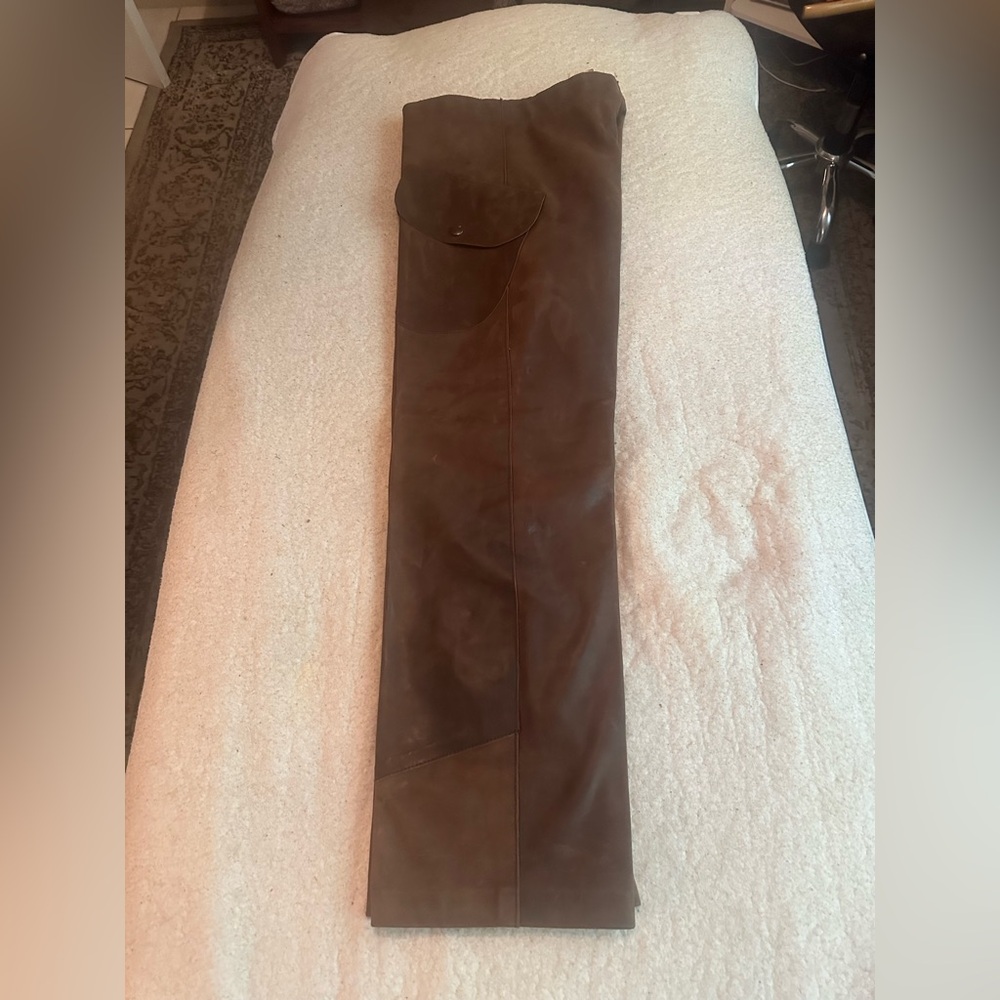 Maison Martin Margiela Brown Leather Pants!!